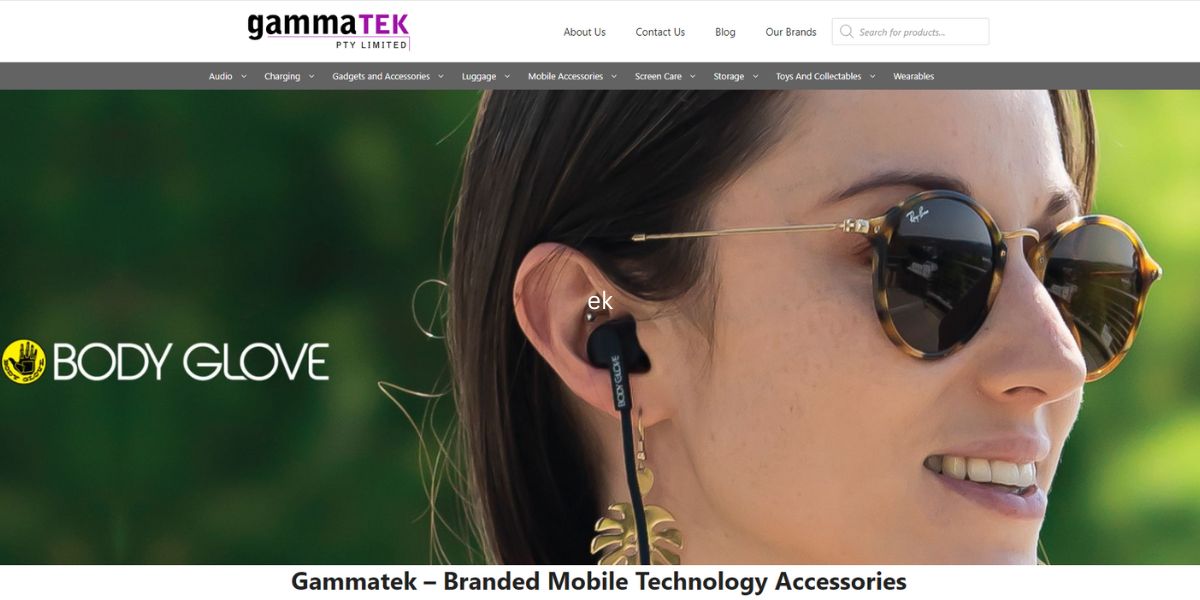 Gammatek website made in wordpress by cbithq